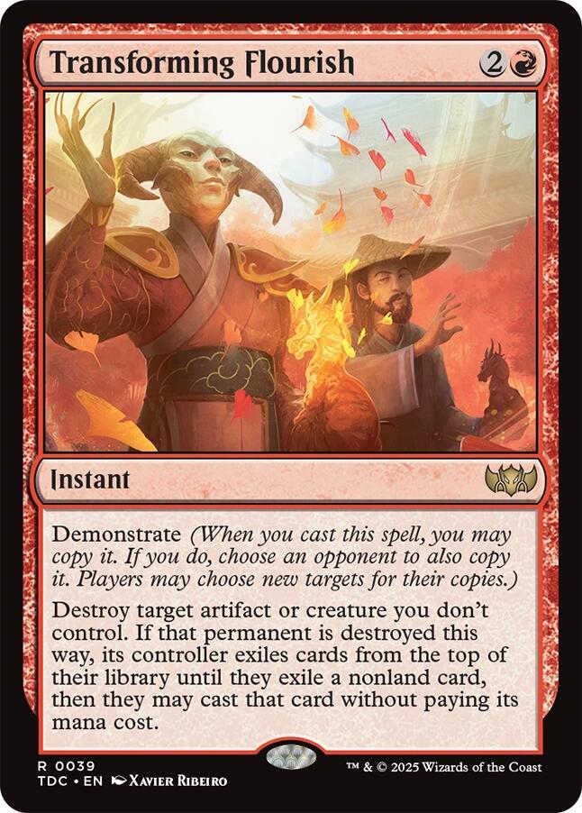Transforming Flourish (39) [Tarkir: Dragonstorm Commander]