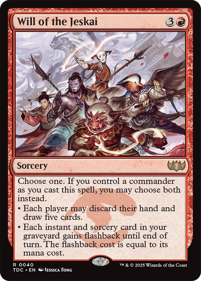Will of the Jeskai (40) [Tarkir: Dragonstorm Commander]