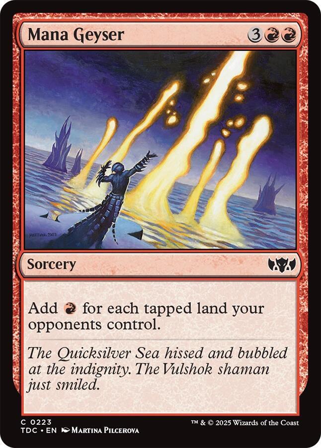 Mana Geyser (223) [Tarkir: Dragonstorm Commander]