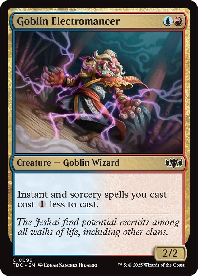 Goblin Electromancer (99) [Tarkir: Dragonstorm Commander]