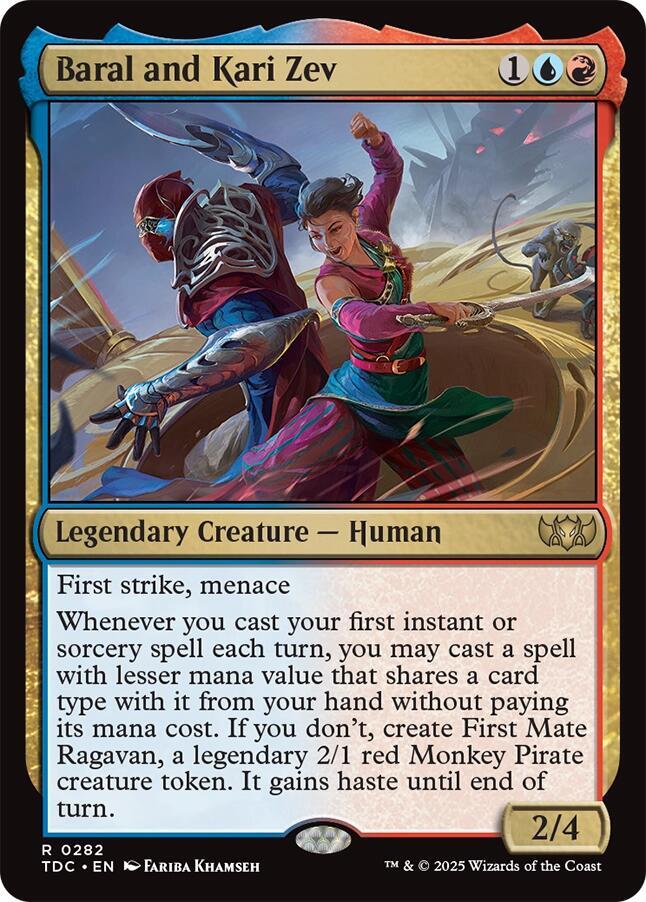 Baral and Kari Zev (282) [Tarkir: Dragonstorm Commander]