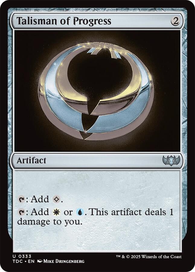 Talisman of Progress (333) [Tarkir: Dragonstorm Commander]