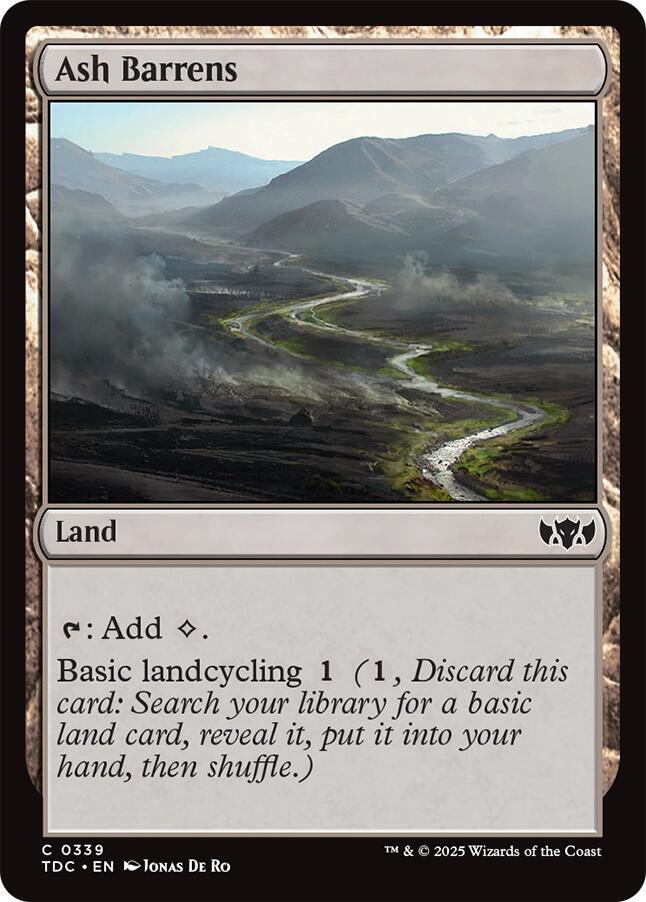 Ash Barrens (339) [Tarkir: Dragonstorm Commander]