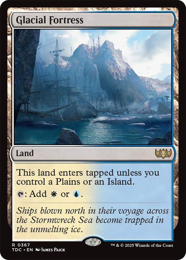 Glacial Fortress (367) [Tarkir: Dragonstorm Commander]
