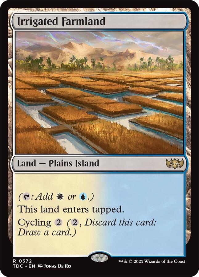 Irrigated Farmland (372) [Tarkir: Dragonstorm Commander]