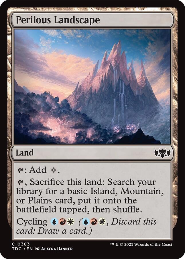 Perilous Landscape (383) [Tarkir: Dragonstorm Commander]