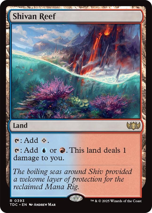 Shivan Reef (393) [Tarkir: Dragonstorm Commander]