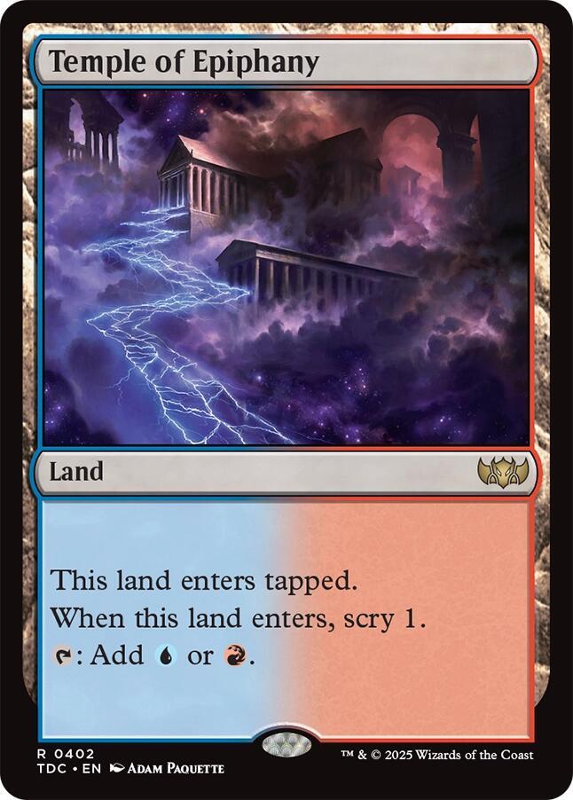 Temple of Epiphany (402) [Tarkir: Dragonstorm Commander]