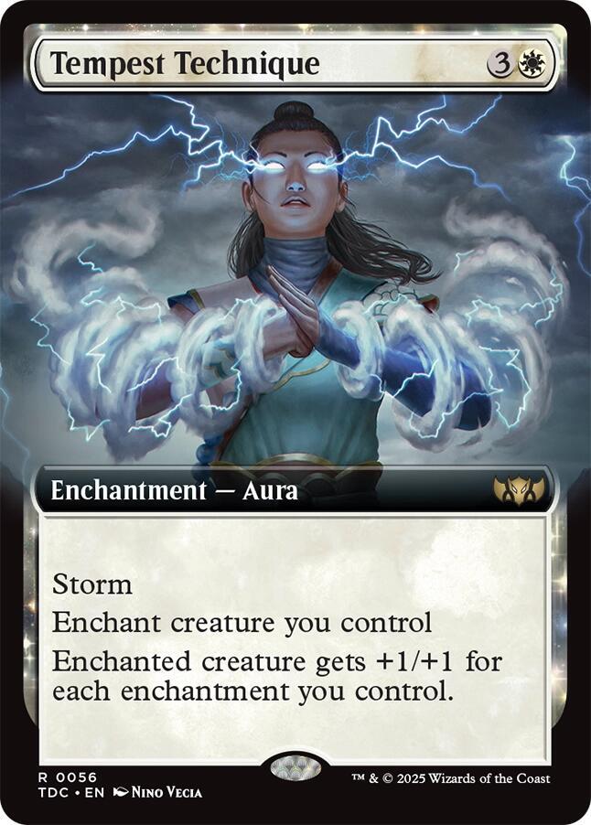 Tempest Technique (Extended Art) (56) [Tarkir: Dragonstorm Commander]