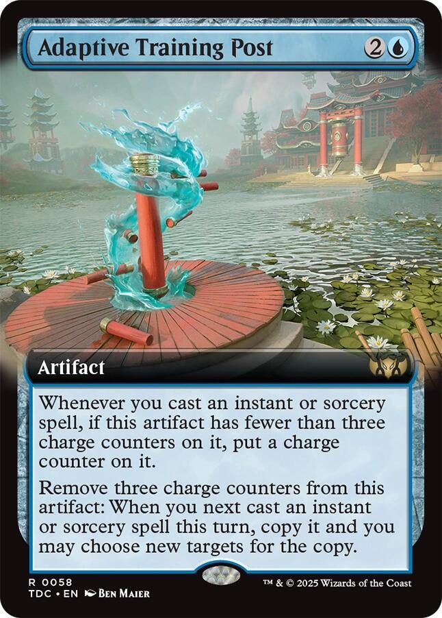 Adaptive Training Post (Extended Art) (58) [Tarkir: Dragonstorm Commander]
