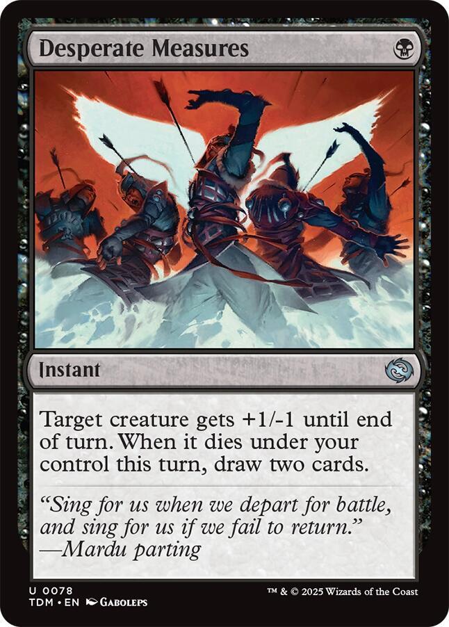Desperate Measures (78) [Tarkir: Dragonstorm]