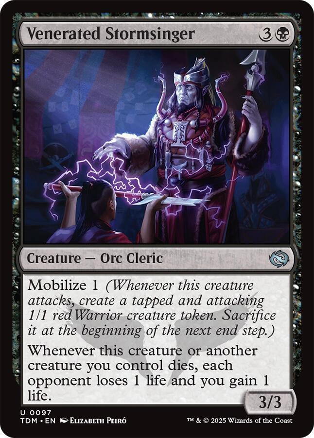 Venerated Stormsinger (97) [Tarkir: Dragonstorm]