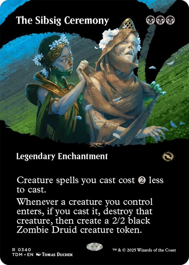 The Sibsig Ceremony (Borderless) (340) [Tarkir: Dragonstorm]