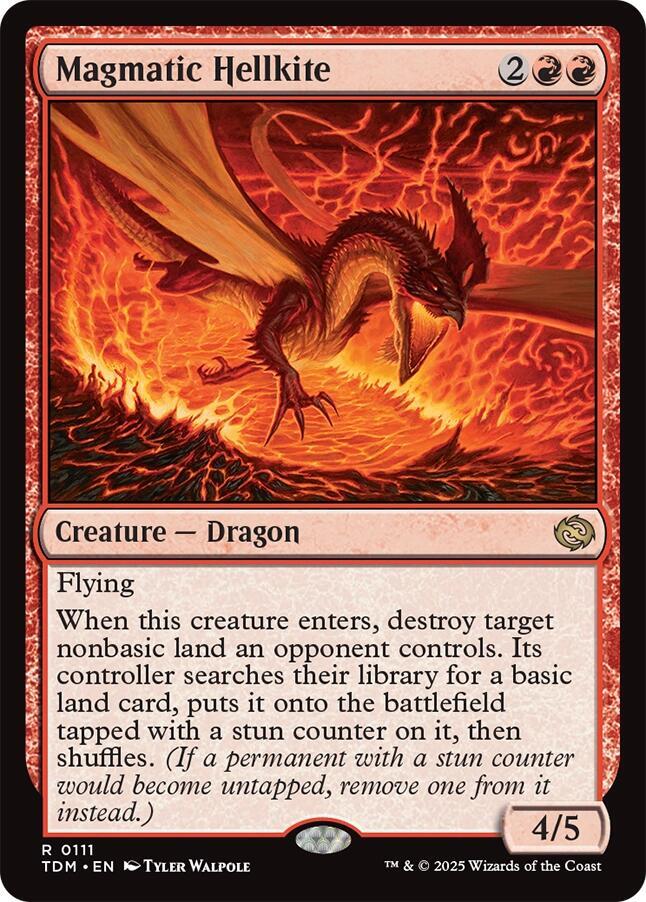 Magmatic Hellkite (111) [Tarkir: Dragonstorm]