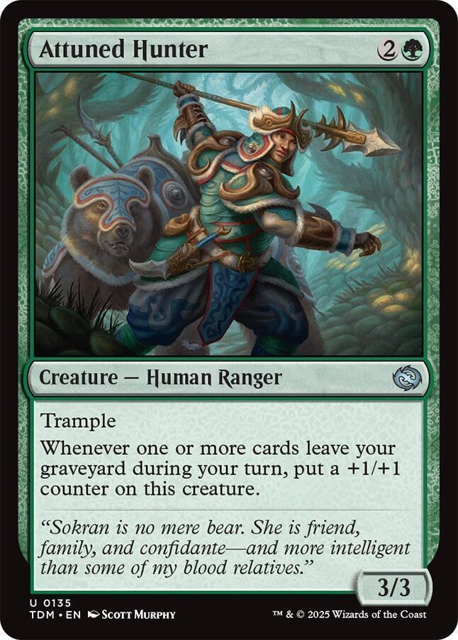 Attuned Hunter (135) [Tarkir: Dragonstorm]