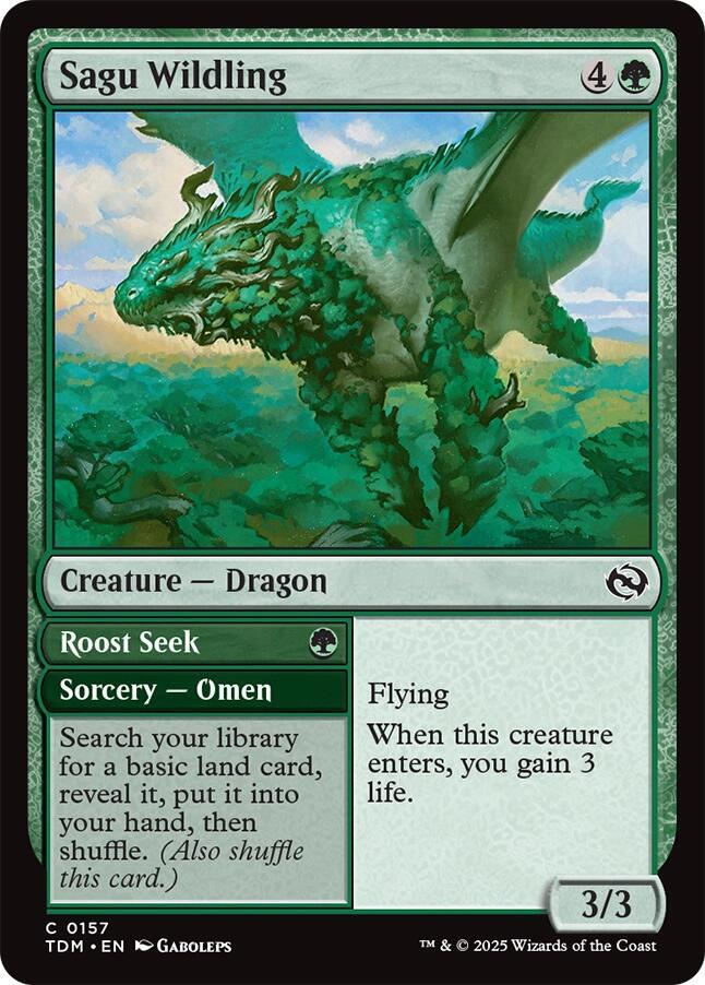Sagu Wildling (157) [Tarkir: Dragonstorm]