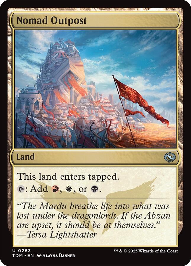Nomad Outpost (263) [Tarkir: Dragonstorm]