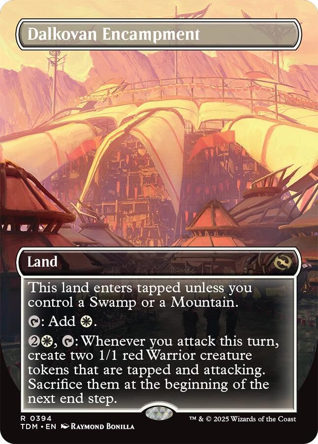 Dalkovan Encampment (Borderless) (394) [Tarkir: Dragonstorm]
