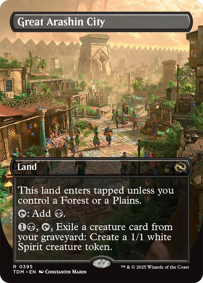 Great Arashin City (Borderless) (395) [Tarkir: Dragonstorm]
