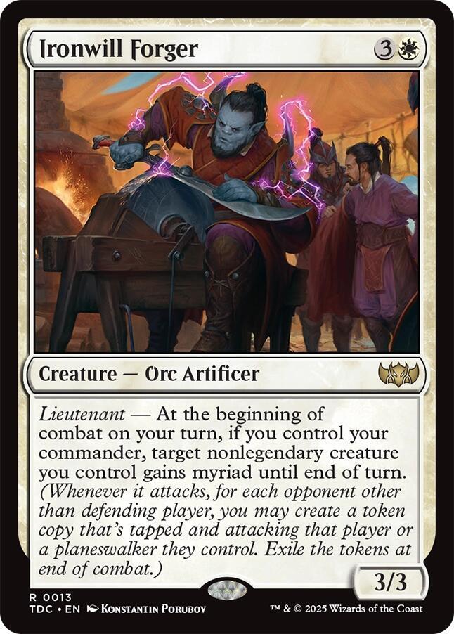 Ironwill Forger (13) [Tarkir: Dragonstorm Commander]