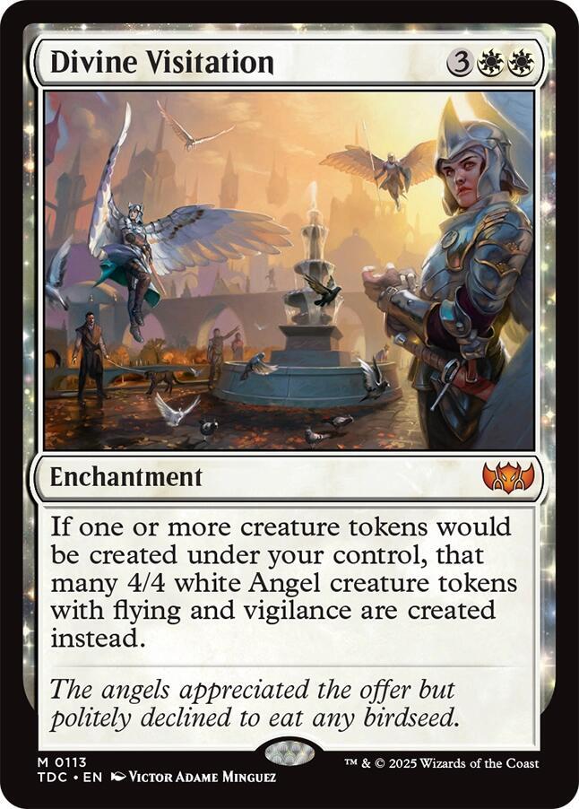 Divine Visitation (113) [Tarkir: Dragonstorm Commander]