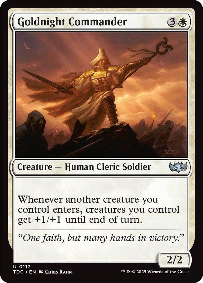 Goldnight Commander (117) [Tarkir: Dragonstorm Commander]