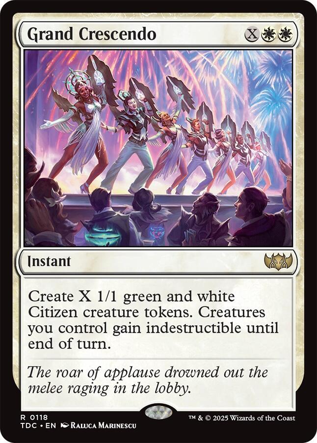 Grand Crescendo (118) [Tarkir: Dragonstorm Commander]