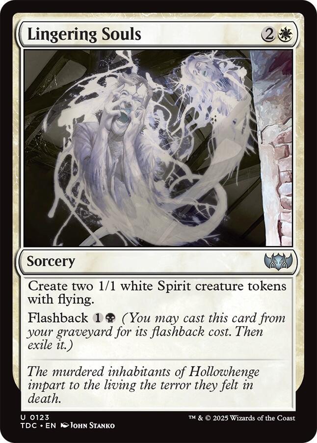 Lingering Souls (123) [Tarkir: Dragonstorm Commander]