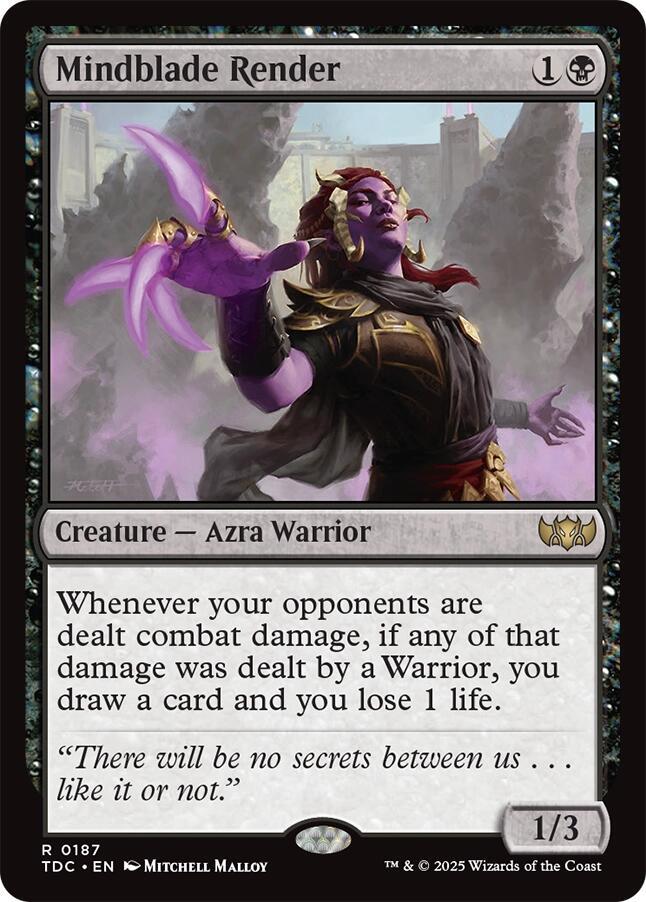 Mindblade Render (187) [Tarkir: Dragonstorm Commander]