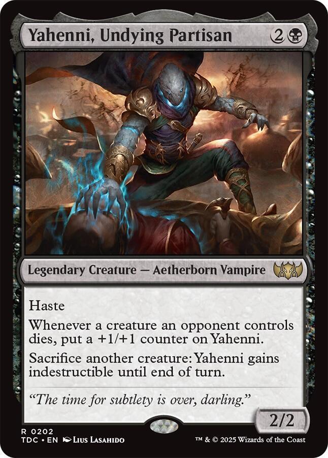 Yahenni, Undying Partisan (202) [Tarkir: Dragonstorm Commander]