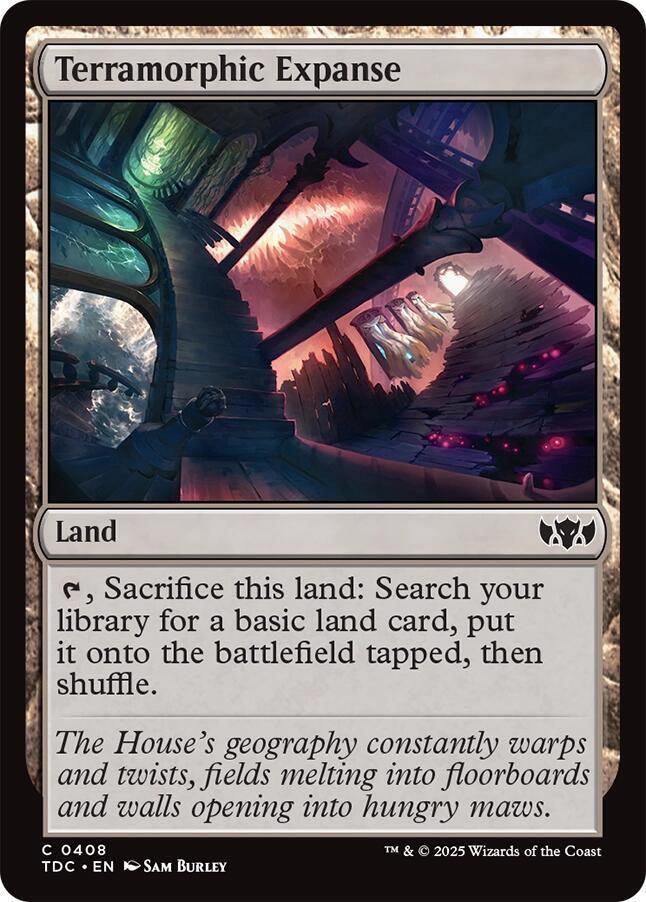 Terramorphic Expanse (408) [Tarkir: Dragonstorm Commander]