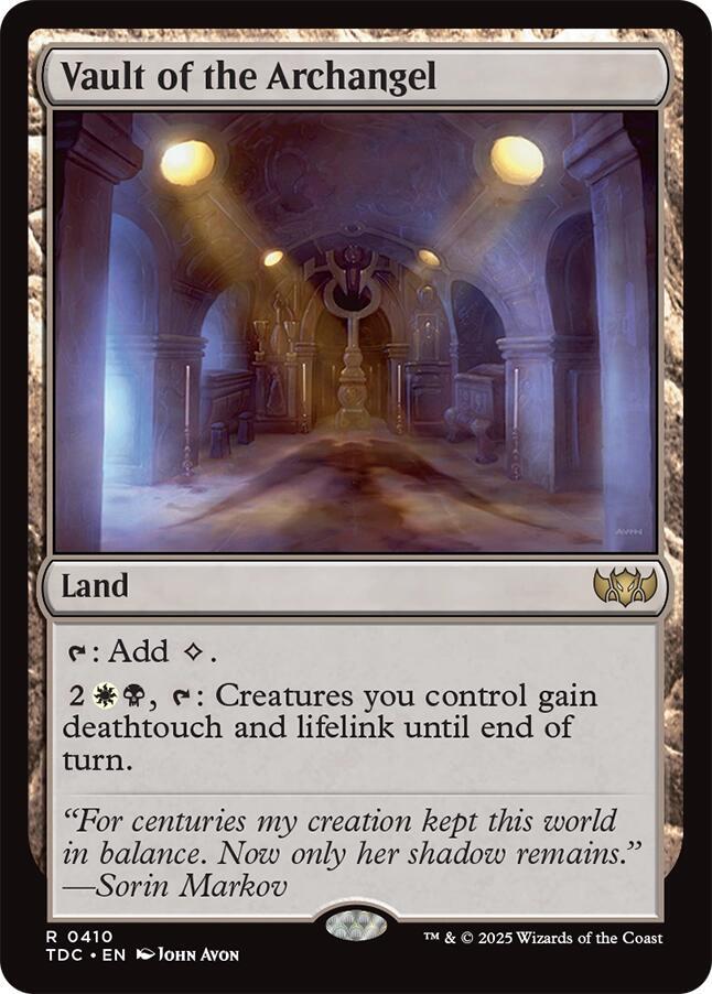 Vault of the Archangel (410) [Tarkir: Dragonstorm Commander]