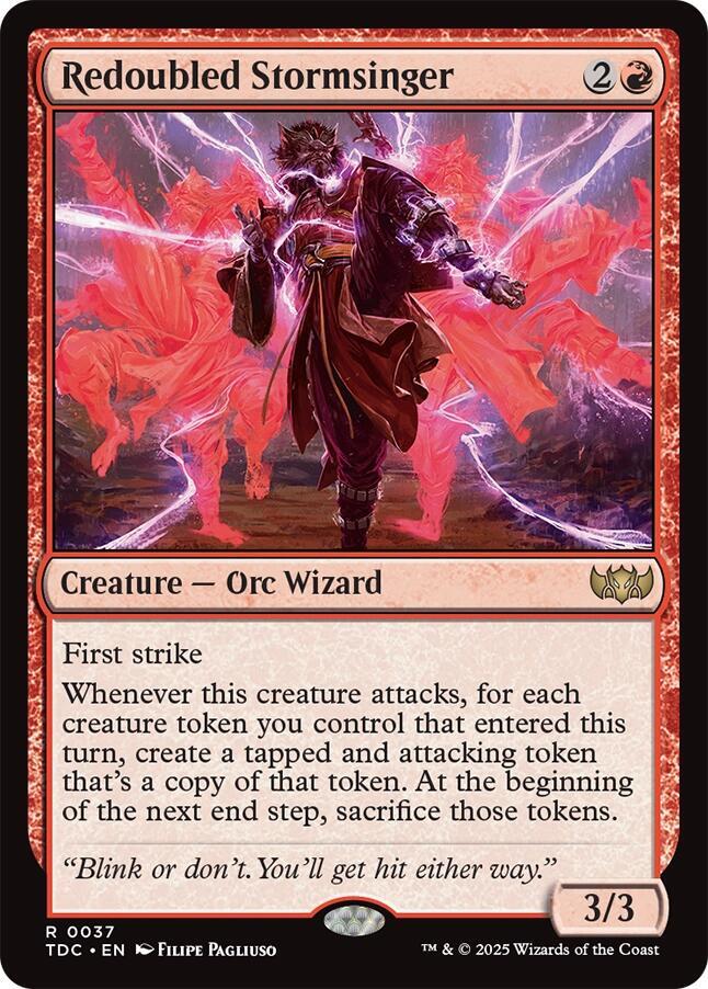 Redoubled Stormsinger (37) [Tarkir: Dragonstorm Commander]