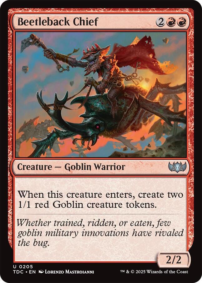 Beetleback Chief (205) [Tarkir: Dragonstorm Commander]
