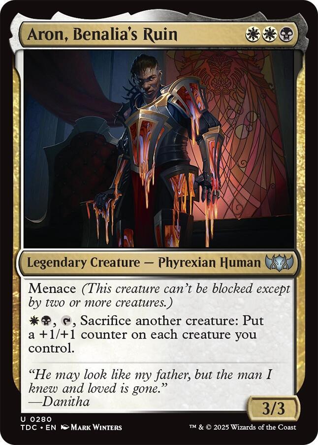 Aron, Benalia's Ruin (280) [Tarkir: Dragonstorm Commander]