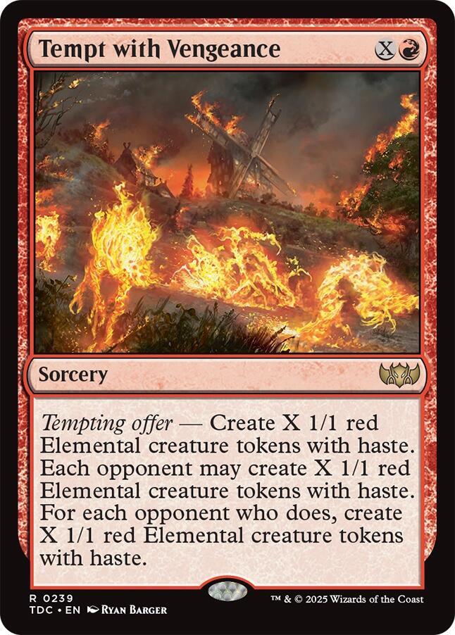 Tempt with Vengeance (239) [Tarkir: Dragonstorm Commander]