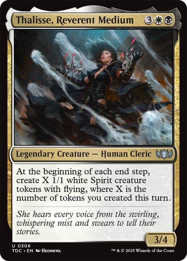Thalisse, Reverent Medium (306) [Tarkir: Dragonstorm Commander]
