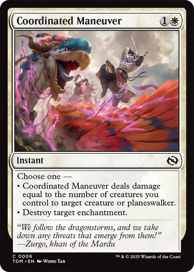 Coordinated Maneuver (6) [Tarkir: Dragonstorm]