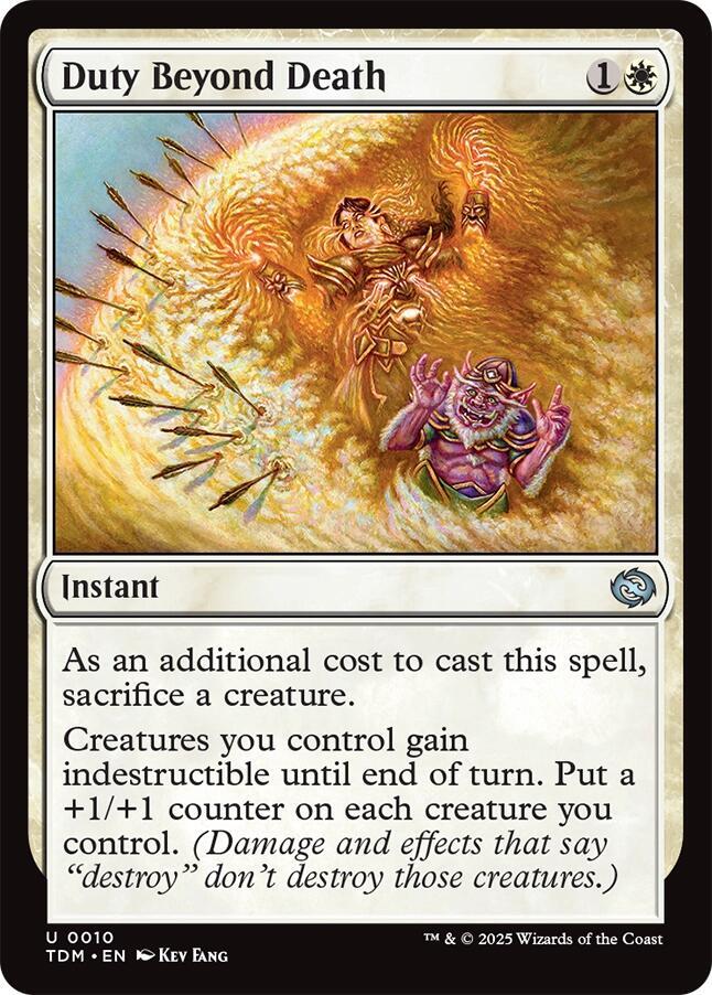 Duty Beyond Death (10) [Tarkir: Dragonstorm]