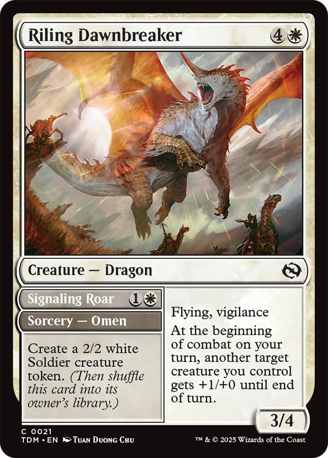 Riling Dawnbreaker (21) [Tarkir: Dragonstorm]