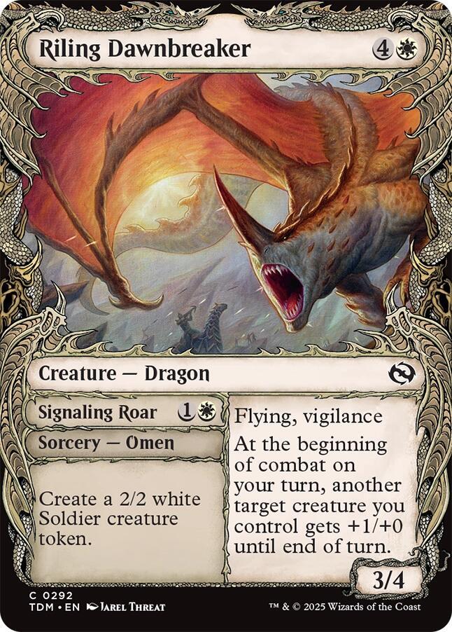 Riling Dawnbreaker (Showcase) (292) [Tarkir: Dragonstorm]
