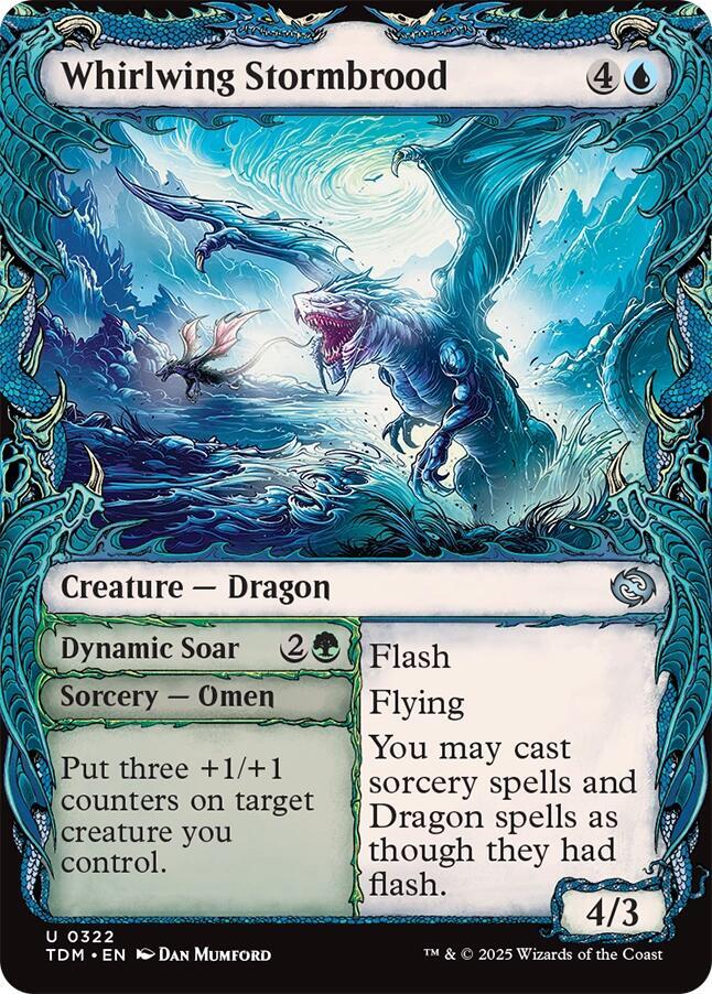 Whirlwing Stormbrood (Showcase) (322) [Tarkir: Dragonstorm]