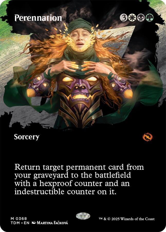 Perennation (Borderless) (368) [Tarkir: Dragonstorm]