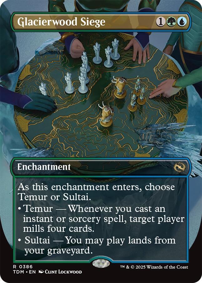 Glacierwood Siege (Borderless) (386) [Tarkir: Dragonstorm]