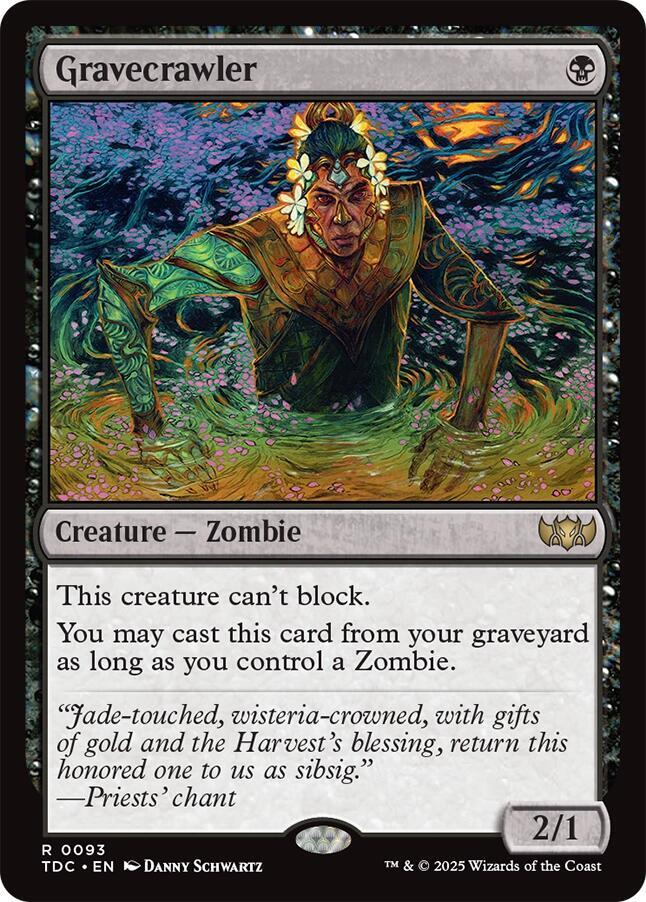 Gravecrawler (93) [Tarkir: Dragonstorm Commander]