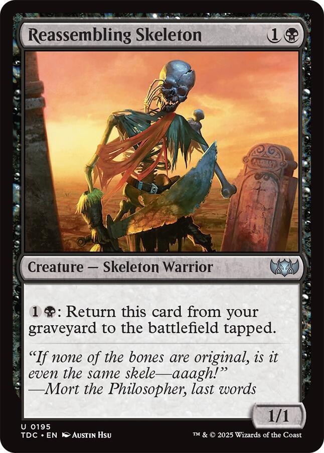 Reassembling Skeleton (195) [Tarkir: Dragonstorm Commander]