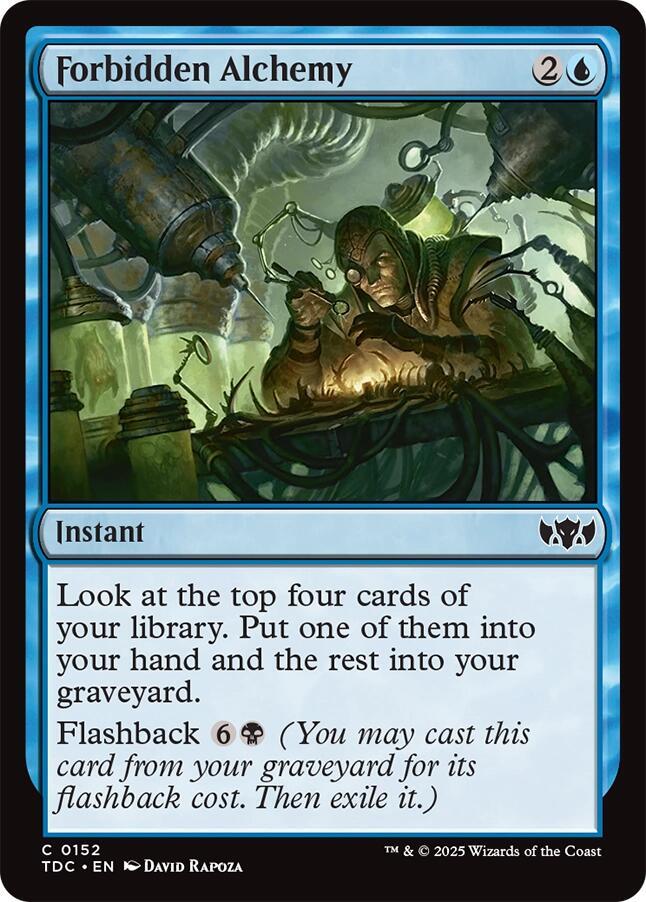 Forbidden Alchemy (152) [Tarkir: Dragonstorm Commander]