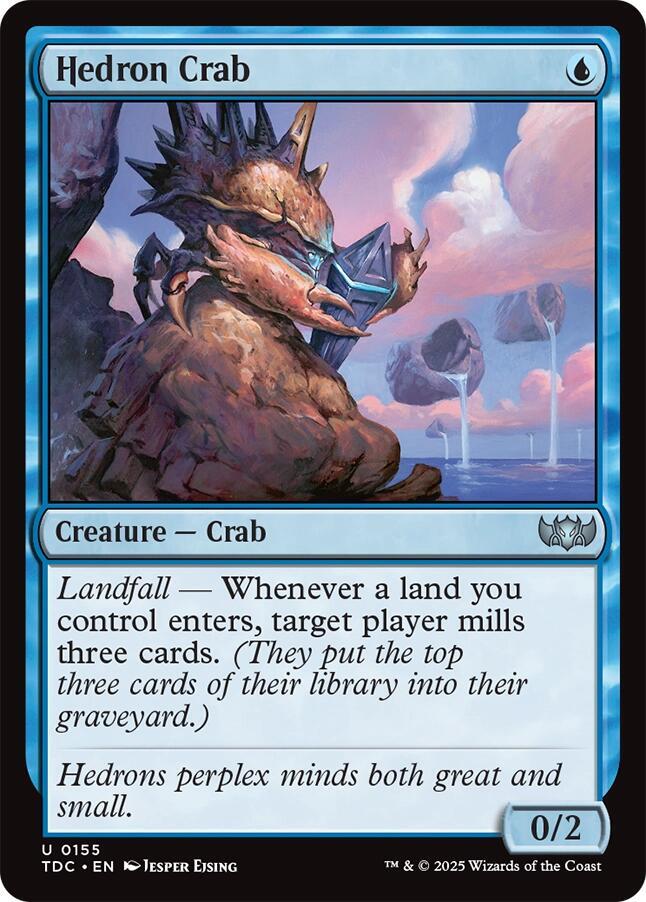 Hedron Crab (155) [Tarkir: Dragonstorm Commander]