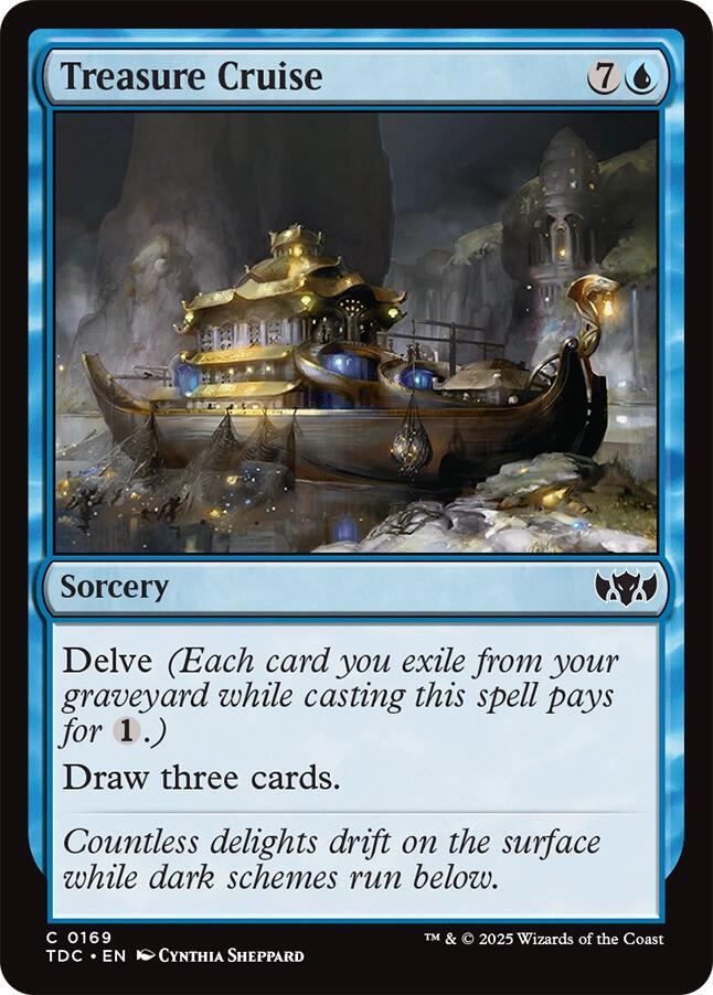 Treasure Cruise (169) [Tarkir: Dragonstorm Commander]