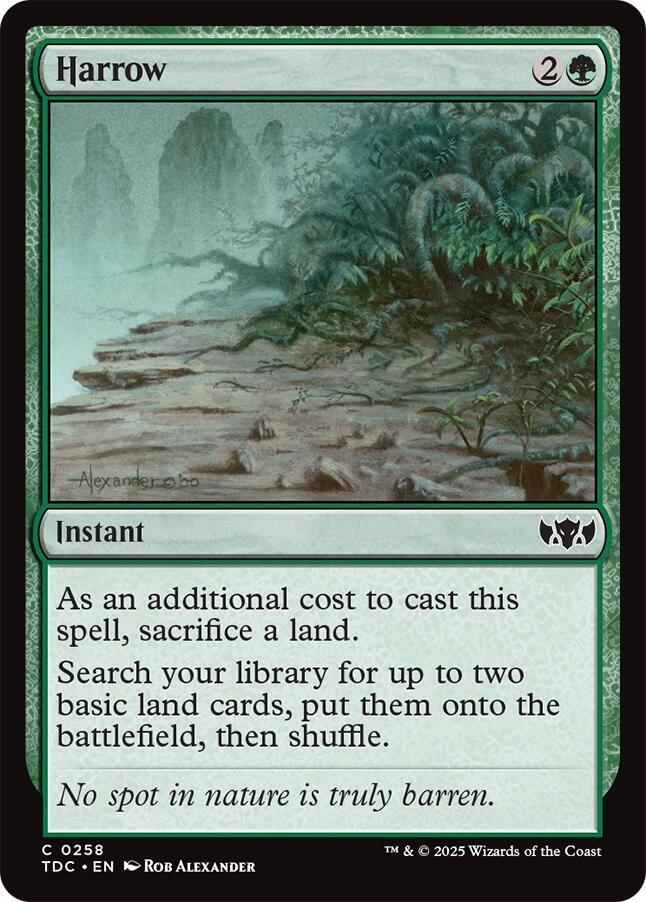 Harrow (258) [Tarkir: Dragonstorm Commander]